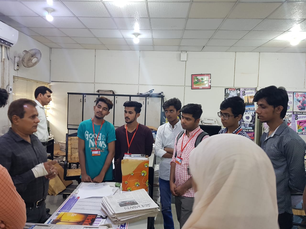 Industry Visit to Herald Publication – Dawn Press